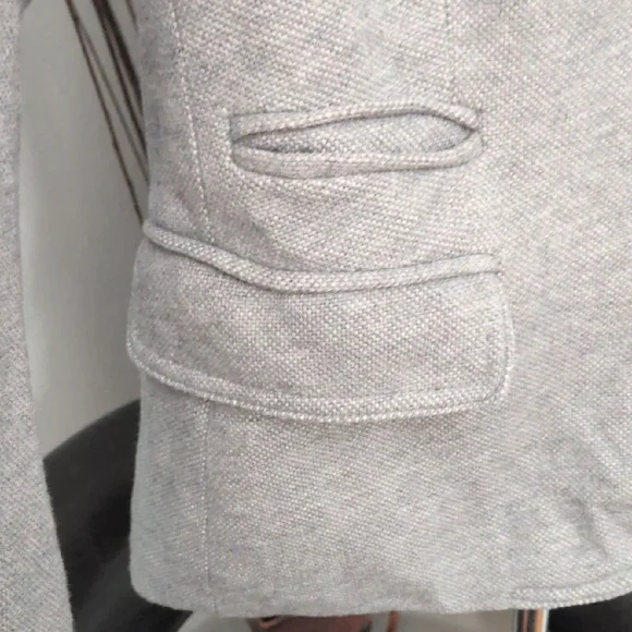 Banana Republic Light Gray Women's Suit Jacket - Picture 6 of 8